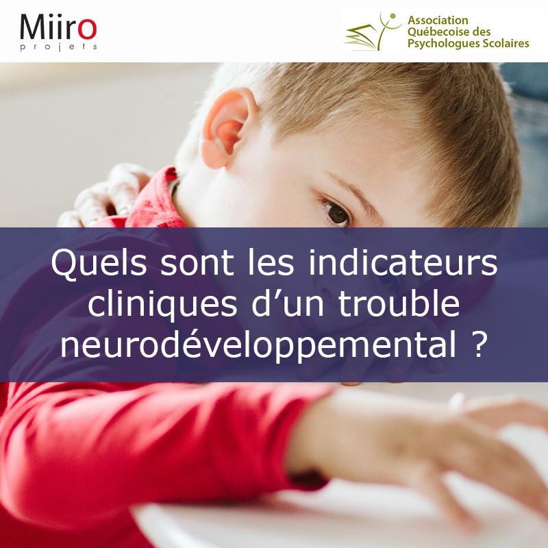 What Are the Clinical Indicators of a Neurodevelopmental Disorder?